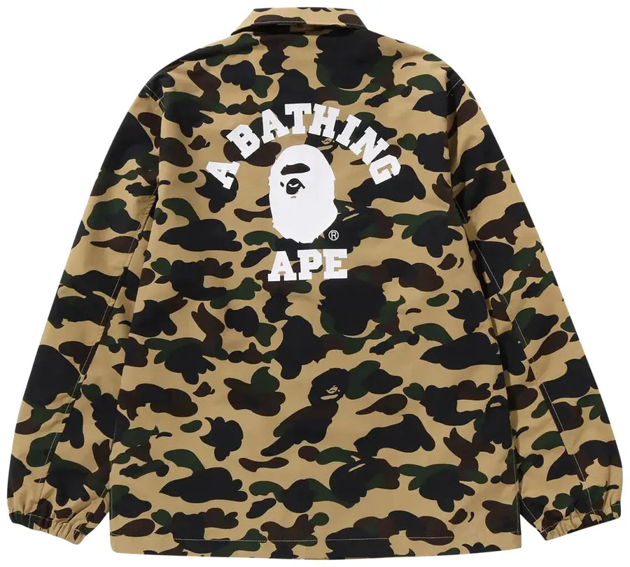 BAPE 1st Camo Coach Jacket 'Yellow'