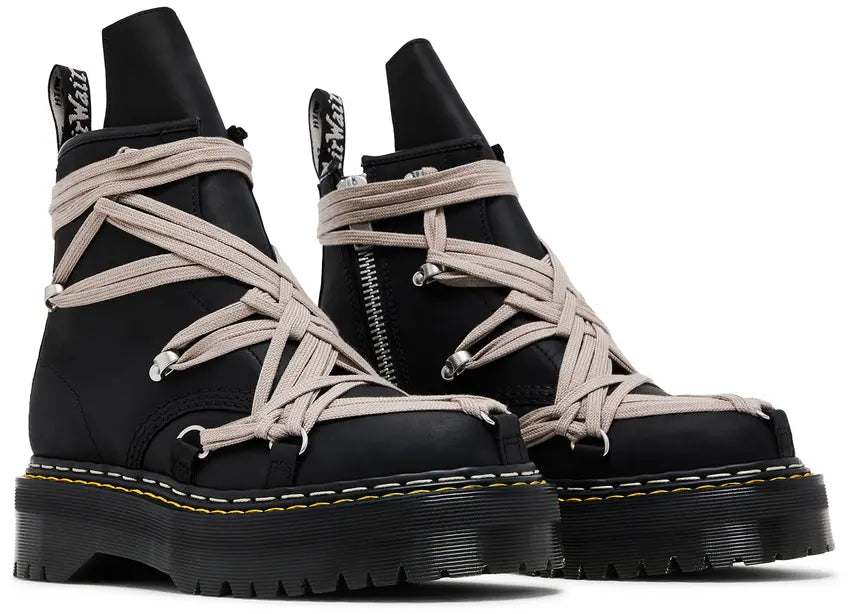 Dr. Martens x Rick Owens DRKSHDW 1460 Quad Sole Megalace Boot 'Black'