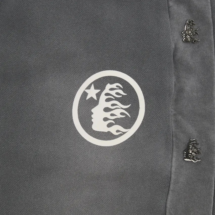 Hellstar Mirror Face Sweatpants 'Grey'