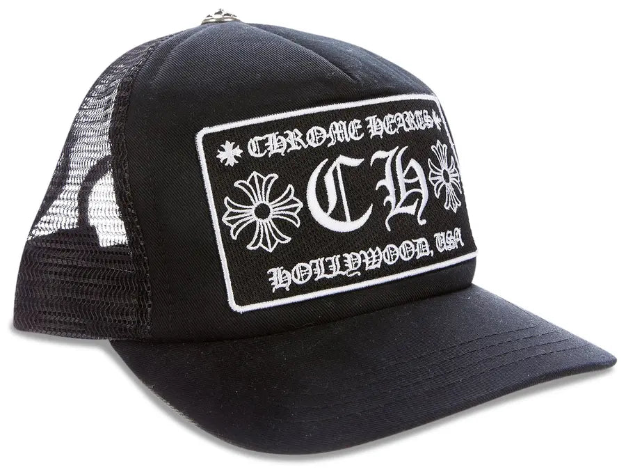 Chrome Hearts Ch Hollywood Trucker Hat 'Black'