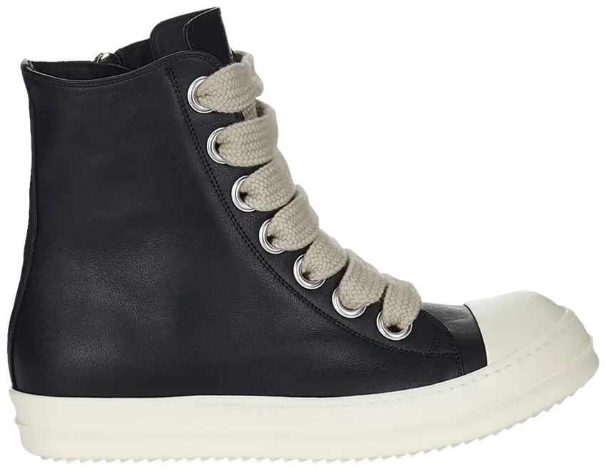 Rick Owens Porterville Jumbo Laced Sneaker 'Black Pearl'