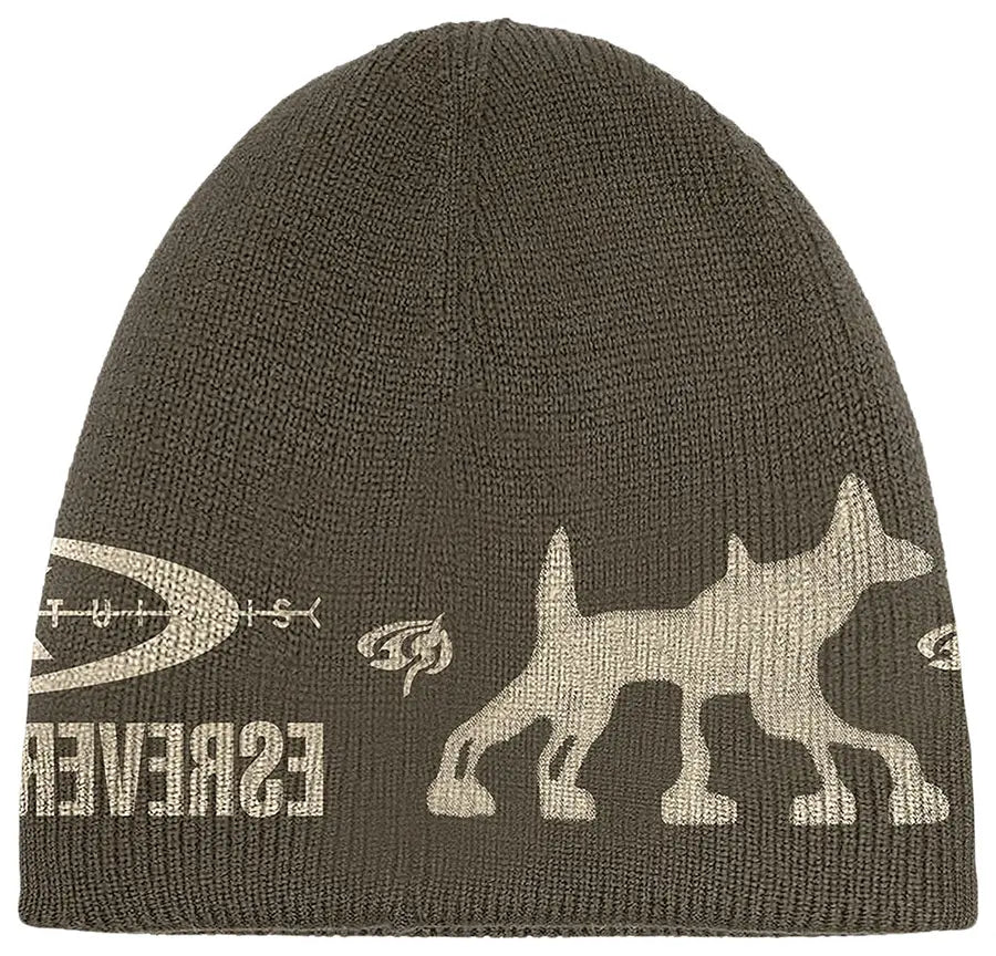 Cactus Jack by Travis Scott Hieroglyph Beanie 'Olive'