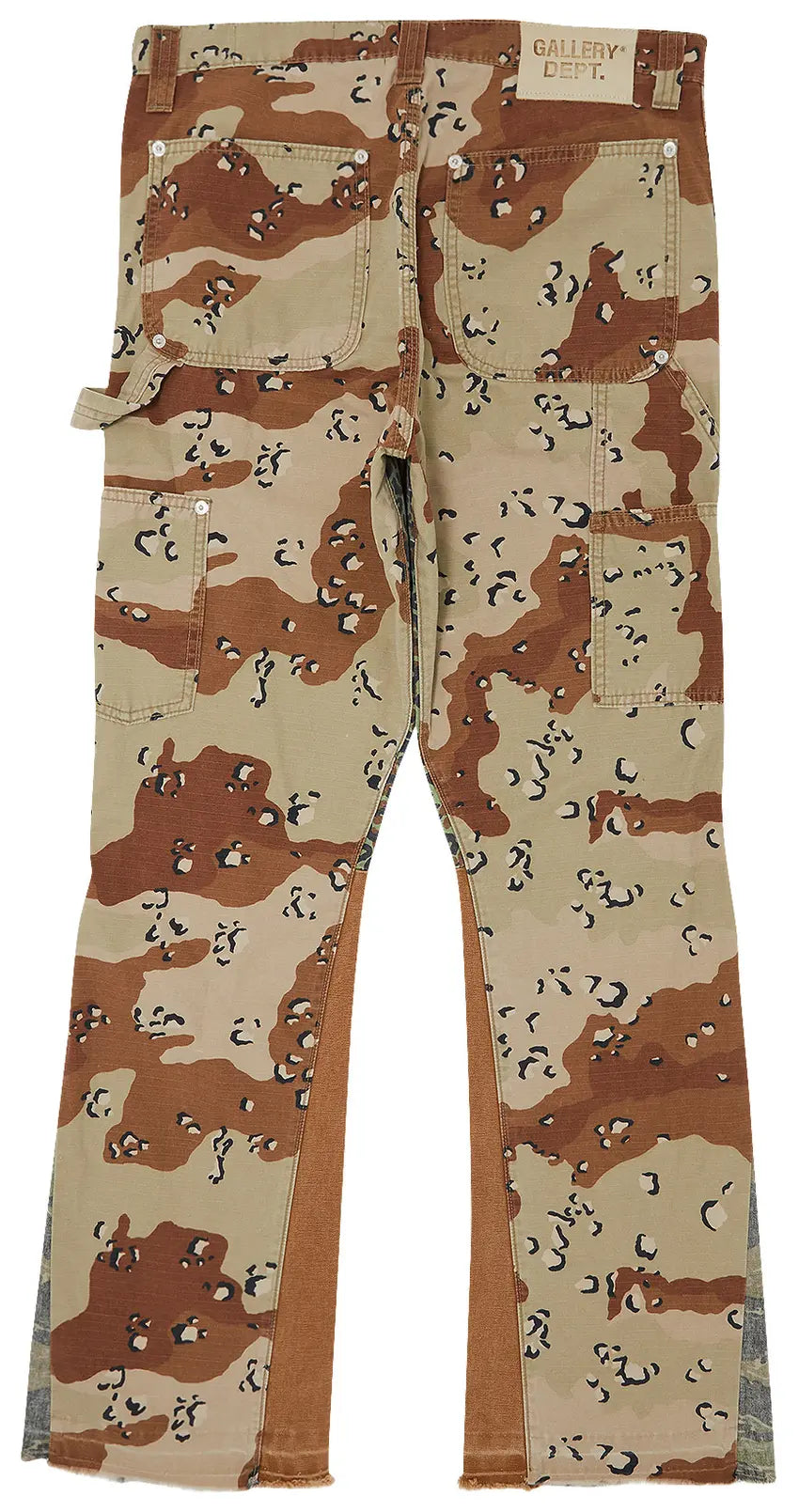 Gallery Dept. Camo La Flare Pants 'Chocolate Chip'