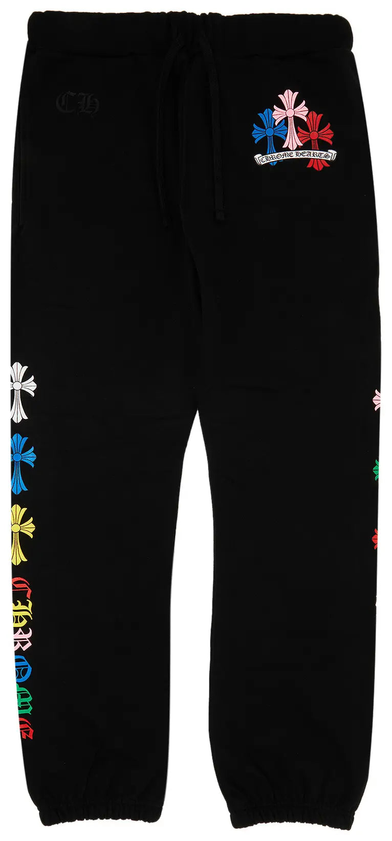 Chrome Hearts Cross Sweatpants 'Black/Multicolor'