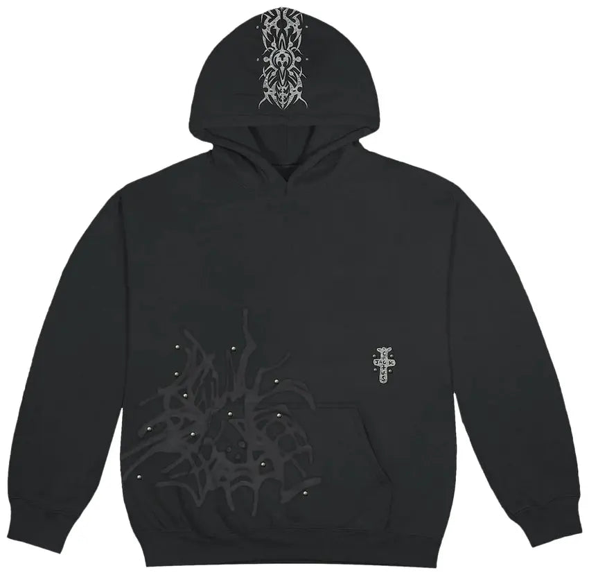 Cactus Jack by Travis Scott Studded Hoodie 'Black'
