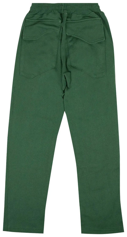 Rhude Chenille Patch Sweatpants 'Green'