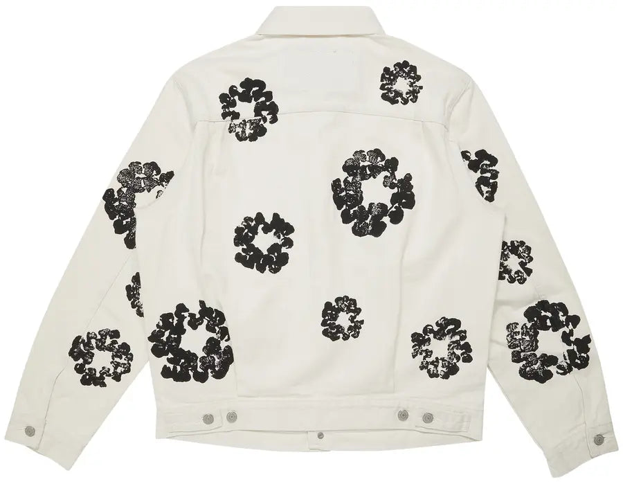 Denim Tears Type II All Over Wreath Jacket 'White'