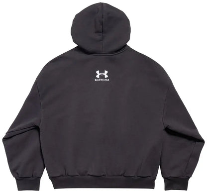 Balenciaga x Under Armour Zip Up Hoodie 'Black/White'