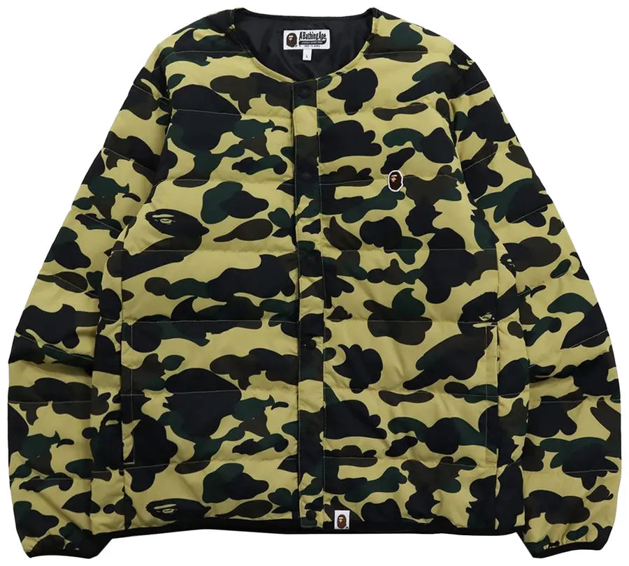 BAPE Camouflage Padded Jacket 'Yellow'