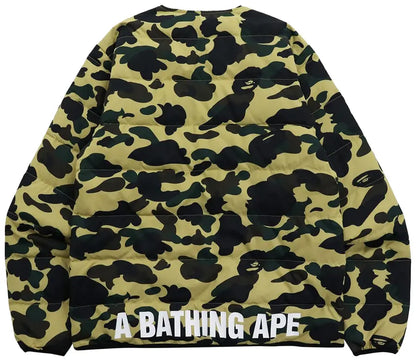 BAPE Camouflage Padded Jacket 'Yellow'