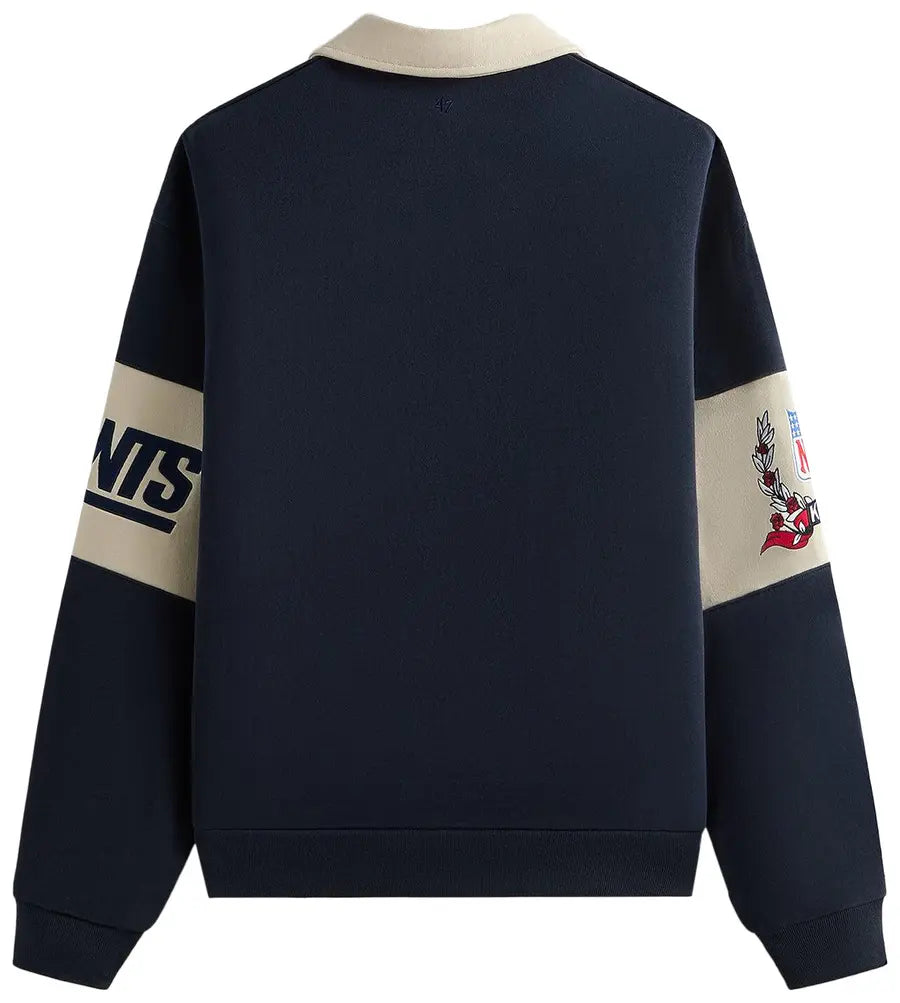 Kith & '47 for the NFL: Giants Nelson Collared Pullover 'Nocturnal'