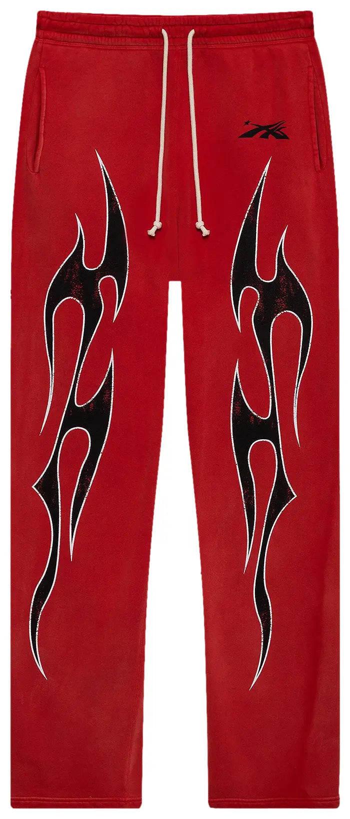 Hellstar Halloween Flame Sweatpants 'Red'