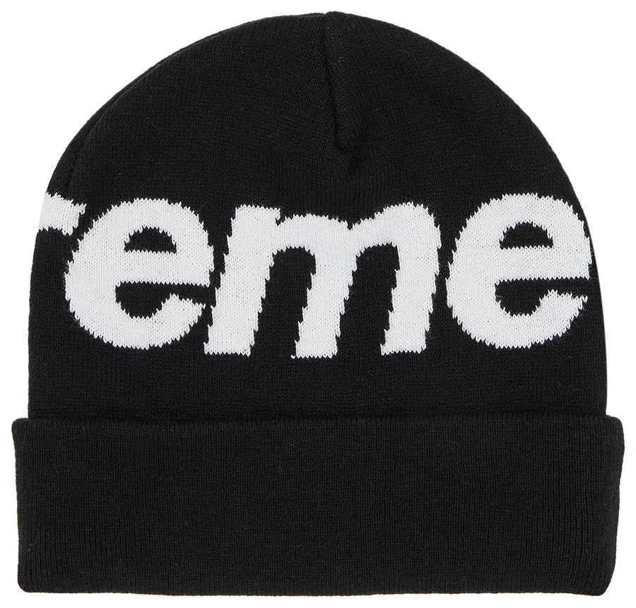 Supreme Big Logo Beanie 'Black'