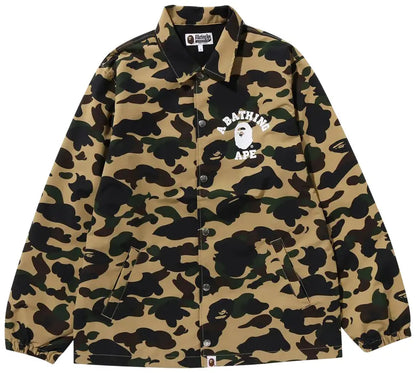 BAPE 1st Camo Coach Jacket 'Yellow'