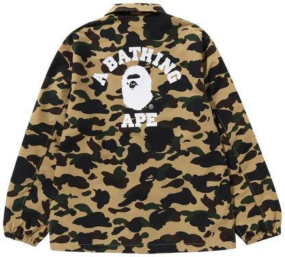 BAPE 1st Camo Coach Jacket 'Yellow'