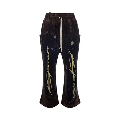 Hellstar Graffiti Sweatpants 'Brown'
