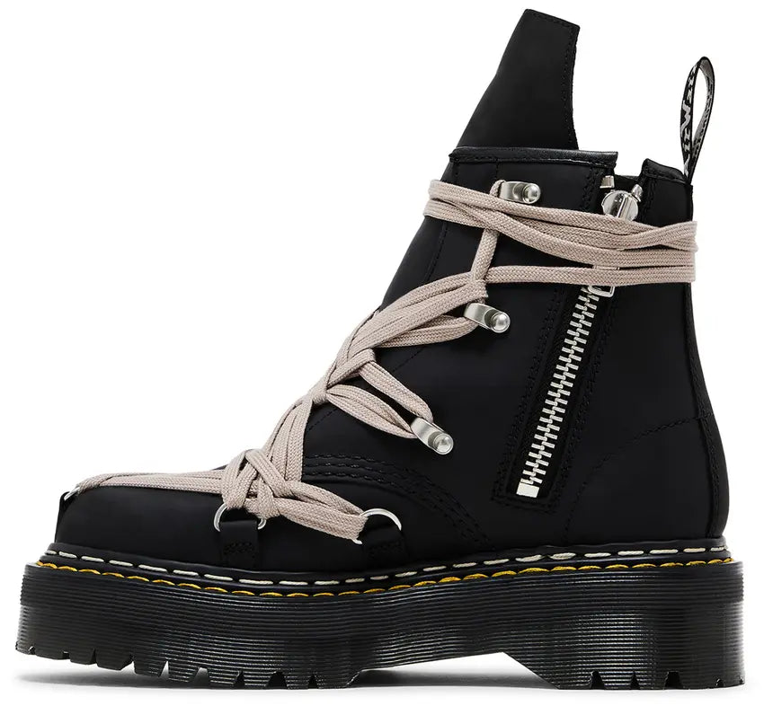 Dr. Martens x Rick Owens DRKSHDW 1460 Quad Sole Megalace Boot 'Black'