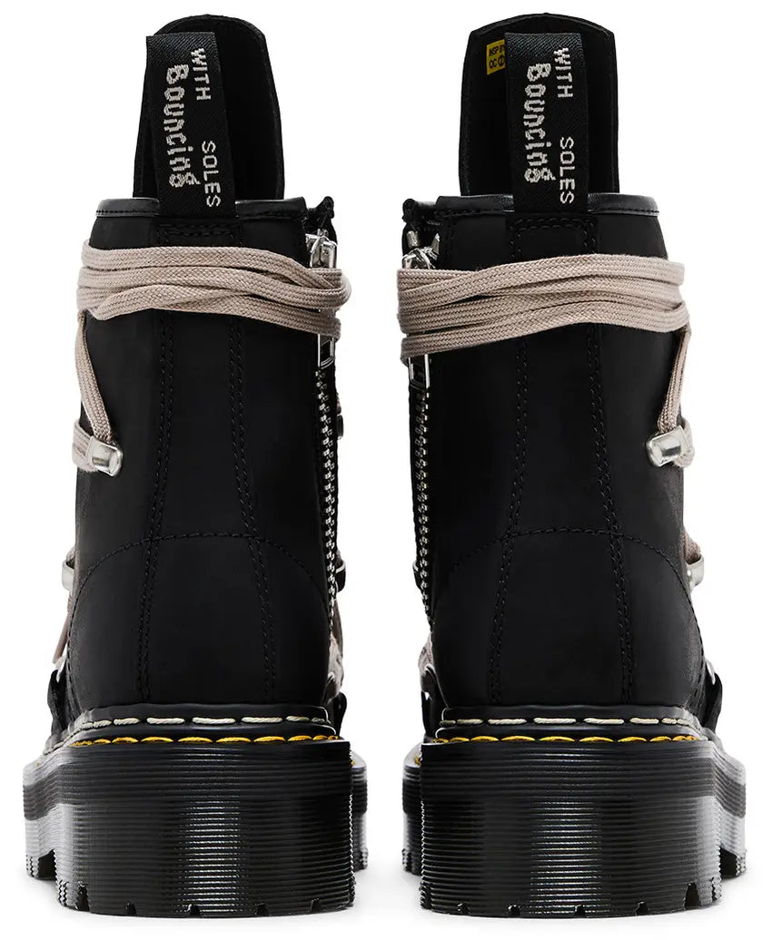 Dr. Martens x Rick Owens DRKSHDW 1460 Quad Sole Megalace Boot 'Black'