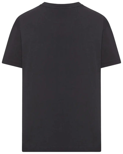 Palm Angels Curved Logo Tee 'Black/Off White'