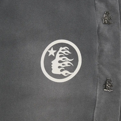 Hellstar Mirror Face Sweatpants 'Grey'