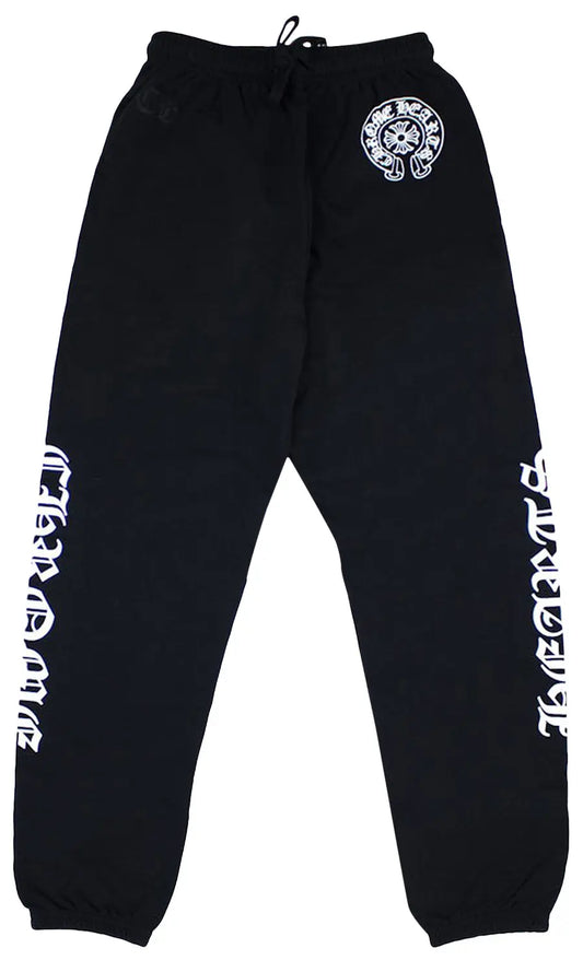 Chrome Hearts Horseshoe Logo Sweatpants 'Black'