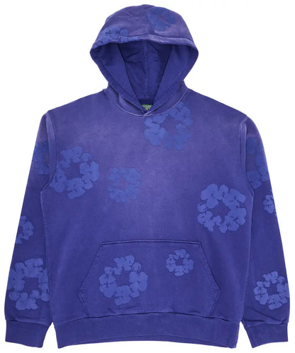 Denim Tears Mono Cotton Wreath Hoodie 'Washed Blue'