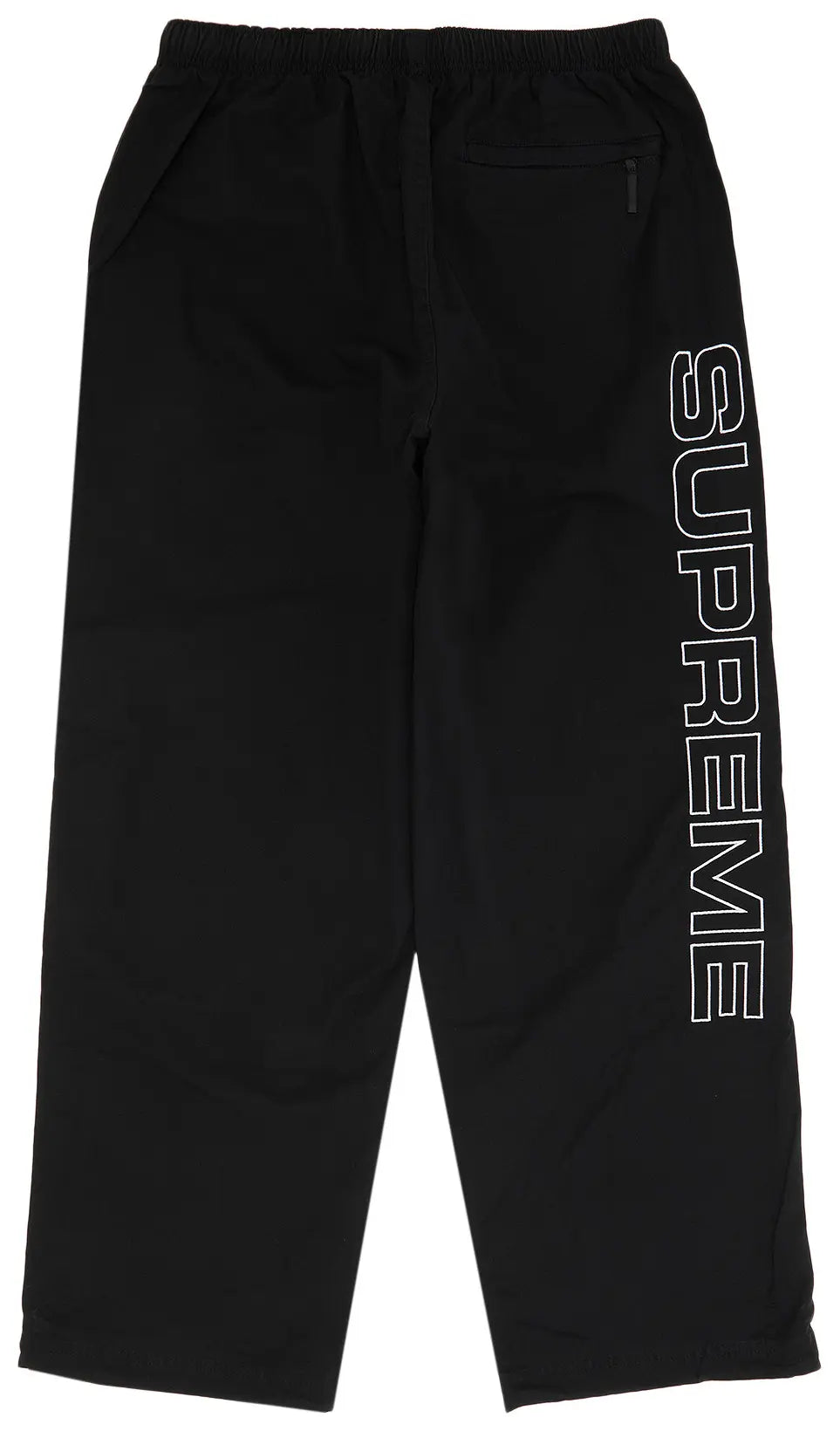 Supreme Spellout Embroidered Ripstop Track Pant 'Black'