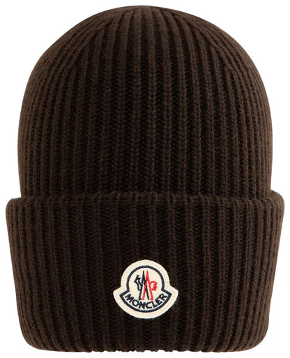 Moncler Knit Beanie 'Brown'