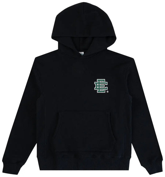 Eric Emanuel EE Basic Hoodie 'Black/Green