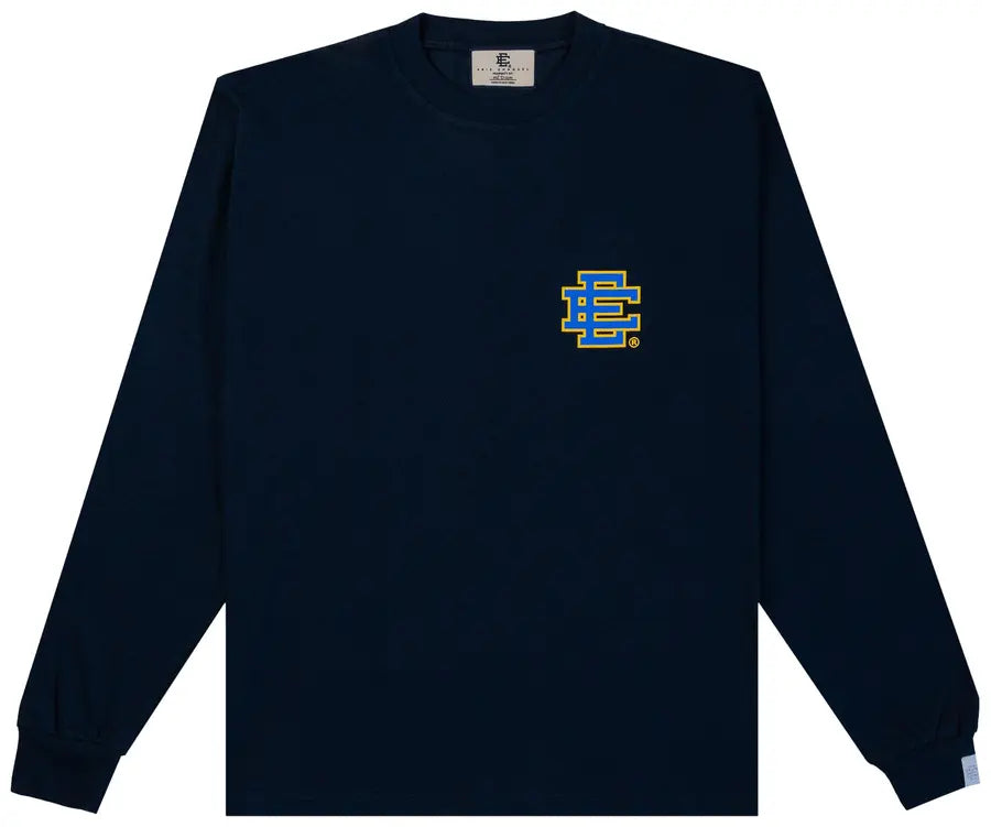 Eric Emanuel EE Long Sleeve T-Shirt 'Navy/Blue'