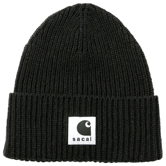 Sacai x Carhartt WIP Wool Knit Beanie 'Black'