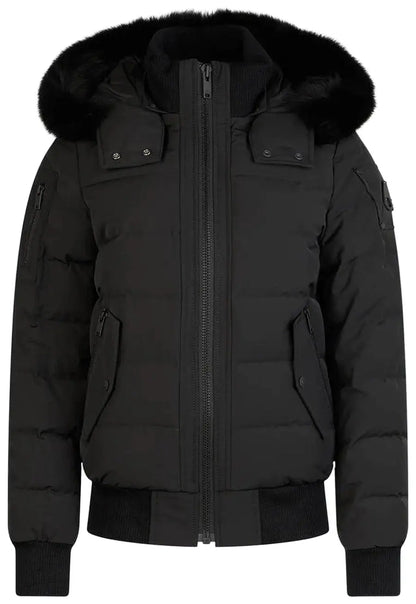 Moose Knuckles Ladriere Bomber Jacket 'Grey Birch'