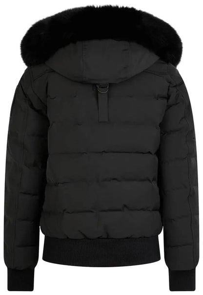 Moose Knuckles Ladriere Bomber Jacket 'Grey Birch'