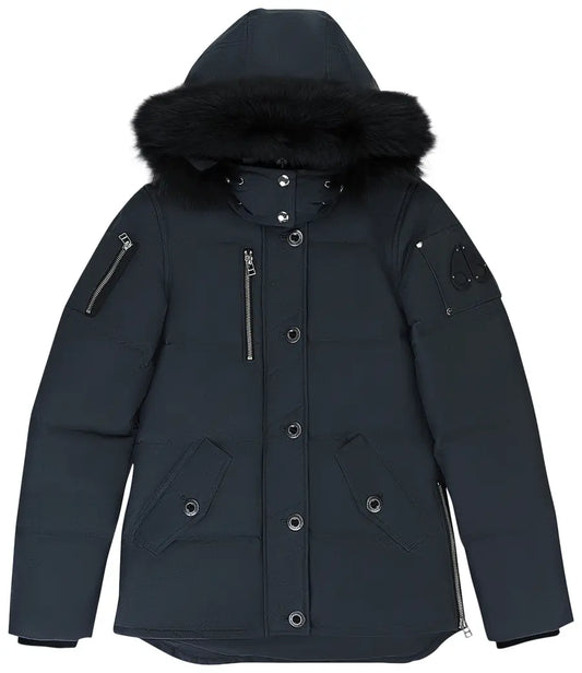 Moose Knuckles 3Q Puffer Jacket 'Granite/Black'