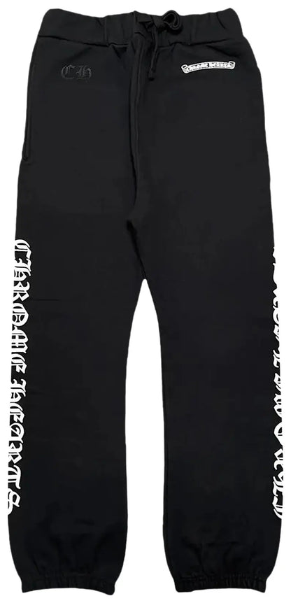 Chrome Hearts Logo Print Track Pants 'Black'