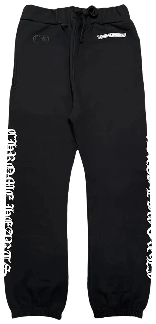 Chrome Hearts Logo Print Track Pants 'Black'