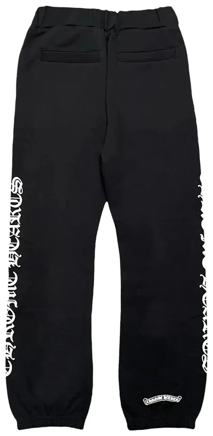 Chrome Hearts Logo Print Track Pants 'Black'