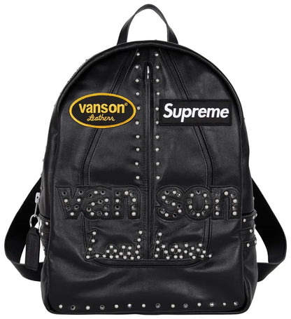 Supreme x Vanson Leathers x B.B. Simon Backpack 'Black'