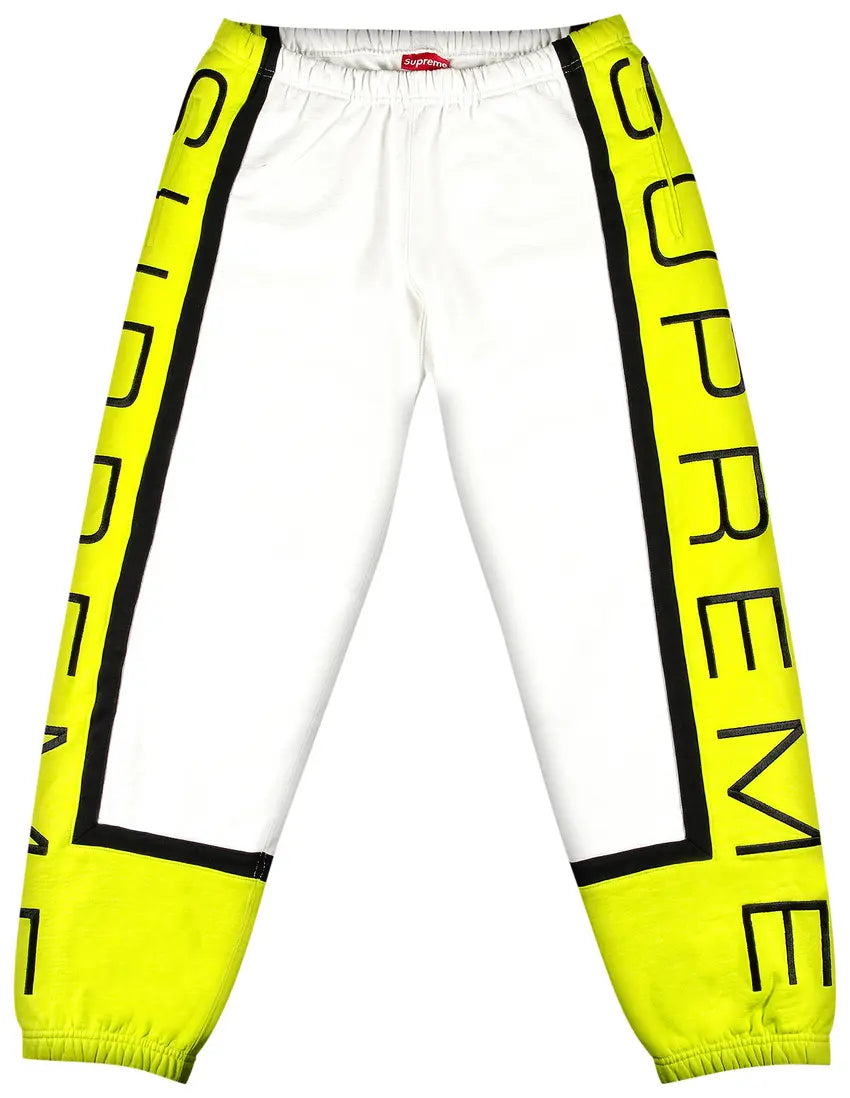 Supreme Paneled Sweatpant 'White'