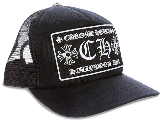 Chrome Hearts Ch Hollywood Trucker Hat 'Black'