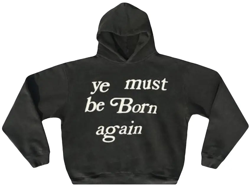 Cactus Plant Flea Market Born Again Hooded Sweatshirt 'Coal'