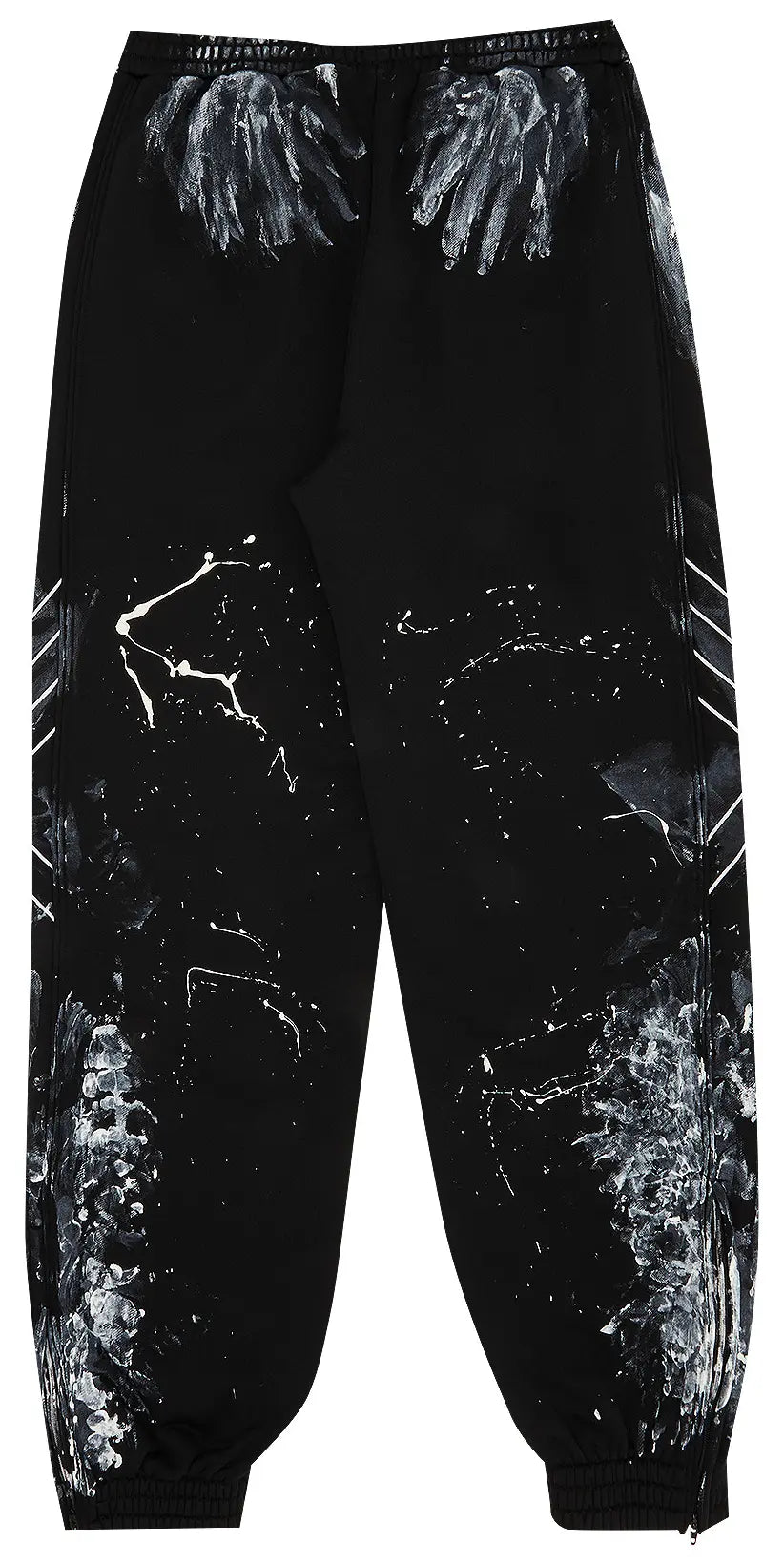 Balenciaga Painterly Print Track Pants 'Black'