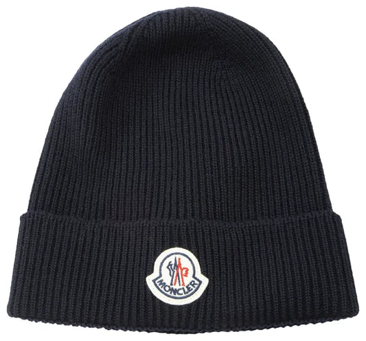 Moncler Logo Beanie 'Blue'