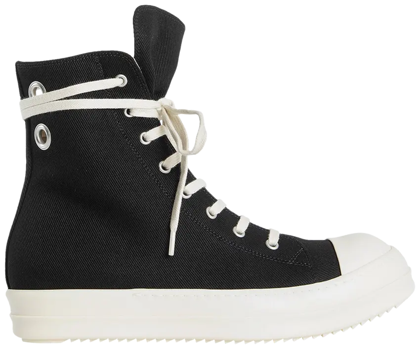 Rick Owens Concordians DRKSHDW Overdyed Denim High 'Black Milk'